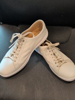 Women's s Casual White Leather Sneakers
